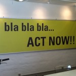 bla bla bla meeting sign